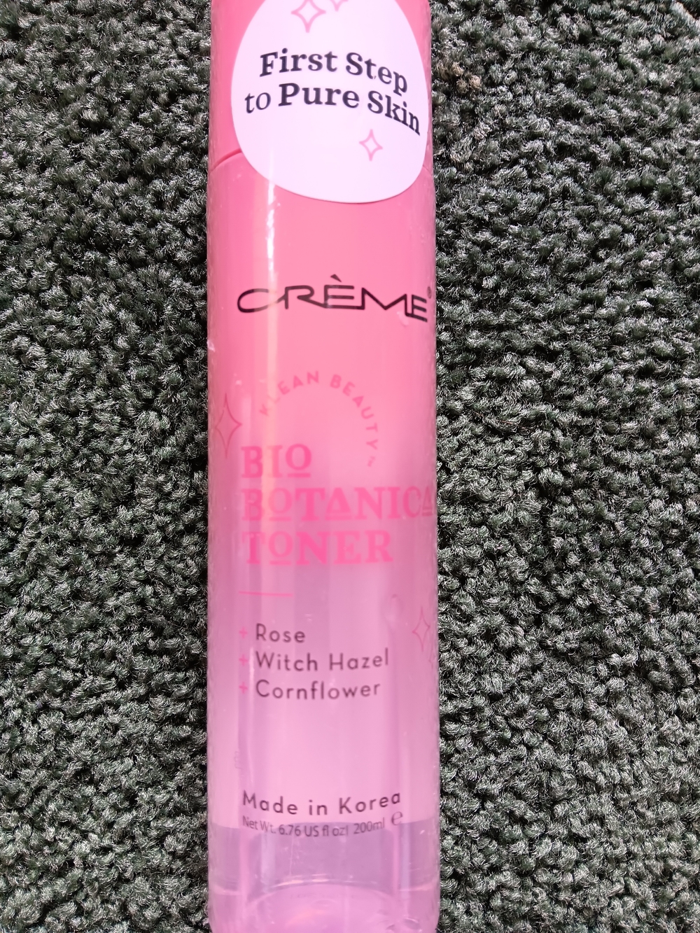 Cream Shop Bio Botanica Toner - Rose, Witch Hazel,and Cornflower. 6.76oz.